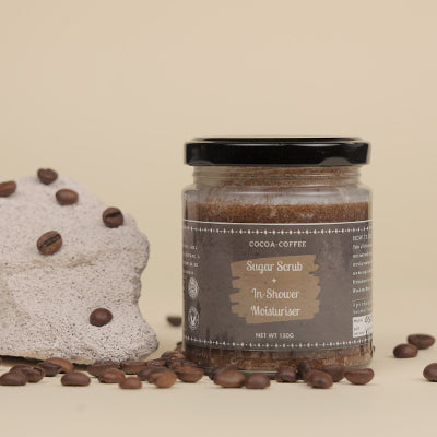 2-in-1: Cocoa-Coffee (Sugar Scrub + In-Shower Moisturizer)